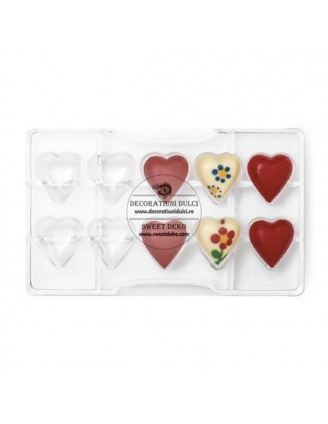 Heart shaped mold for...