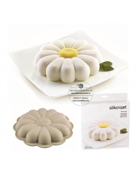 Silikomart Primavera - Moule silicone 3D marguerite