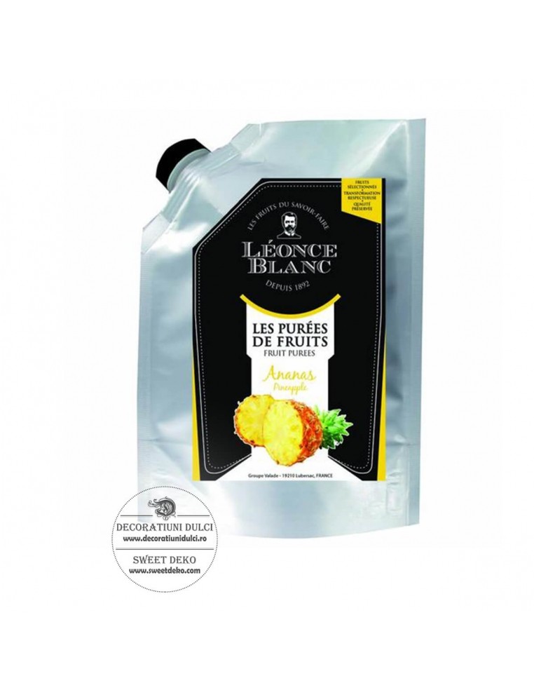 Pasteurized pineapple puree Leonce Blanc