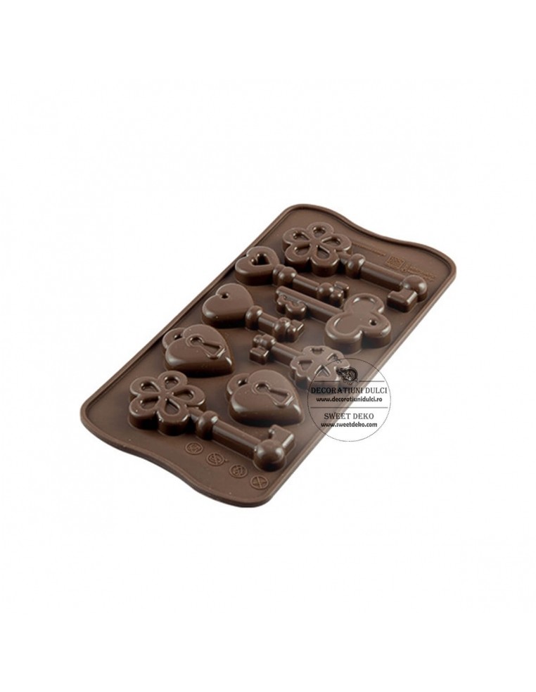 Chocolate Candy Mold Key Shape, Choco...