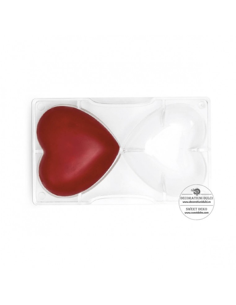 Chocolate hearts mold 2 cav