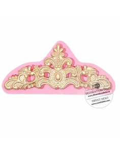 Crown-shaped embroidery mold