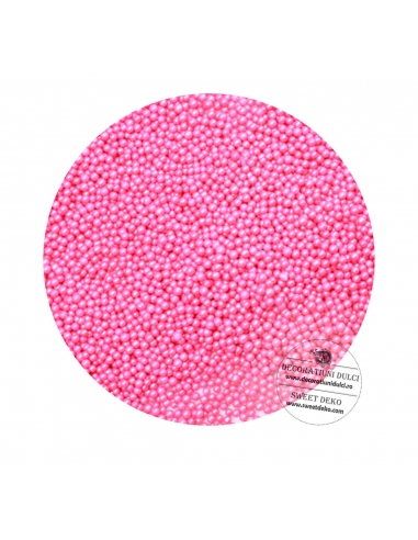 Small candies 2mm, nonpareils pink...