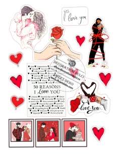 Collages Valentine's Day,...