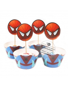 Spiderman, cupcake wrappers
