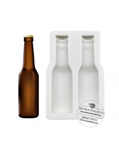 Beer bottle, mold for sugar paste or...