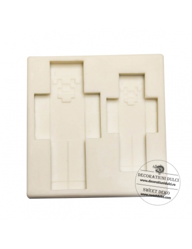 Silicone mold Minecraft characters