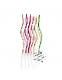 Spiral candles for cakes