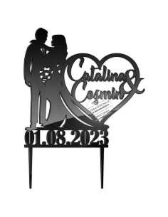 Personalized cake topper -...
