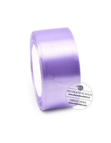 Lilac satin ribbon, width 4cm /...