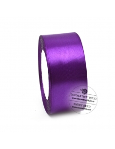 Dark purple satin ribbon,...