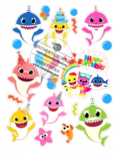 Baby Shark Party Edible Image