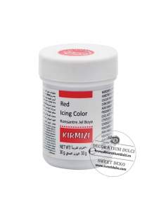 Red gel food coloring, Dr...