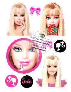 Edible image of real Barbie