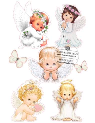Edible Image | Five cute little angels