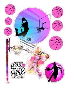 Edible Image | Basketball Girl
