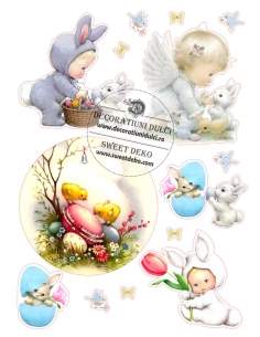 Angels and Easter bunnies,...