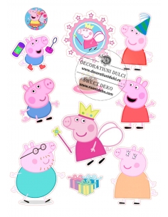 Essbares Bild Peppa Pig Party