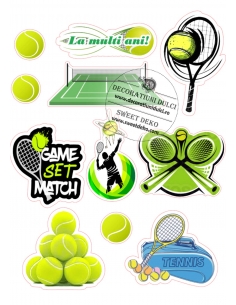 Tennis Passion, Edible Image