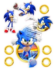 Image comestible Sonic et...