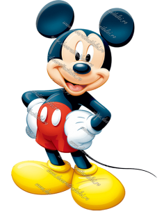 Editierbares Bild "Mickey Mouse"