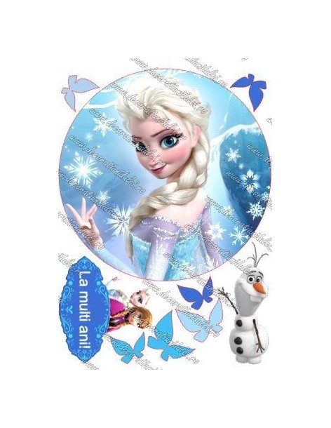 Imagine comestibila Elsa - 4