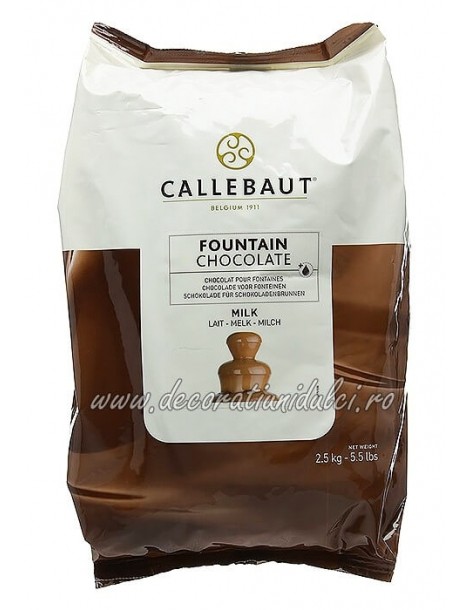 Ciocolata cu lapte pentru fantana de ciocolata (2,5kg) - Barry Callebaut