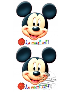 Essbare bild mickey mouse...