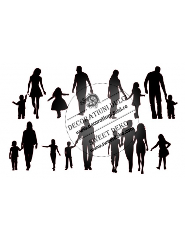 Family silhouettes years after ...