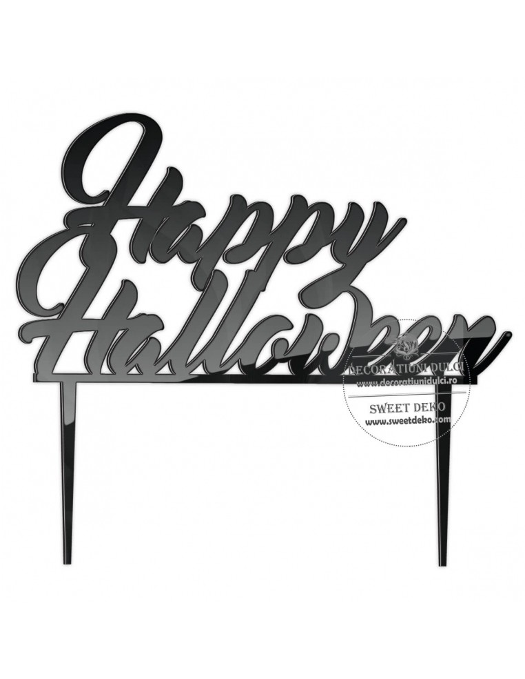 Happy halloween topper, plexiglass
