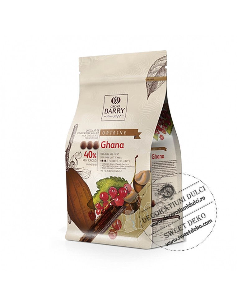 Ghana premium milk chocolate 40%, 1...