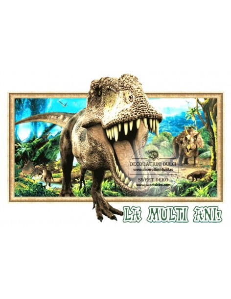 Edible image dinosaur T Rex