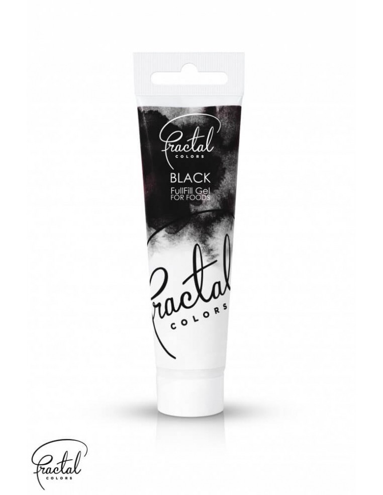 Fractal full-black black gel dye
