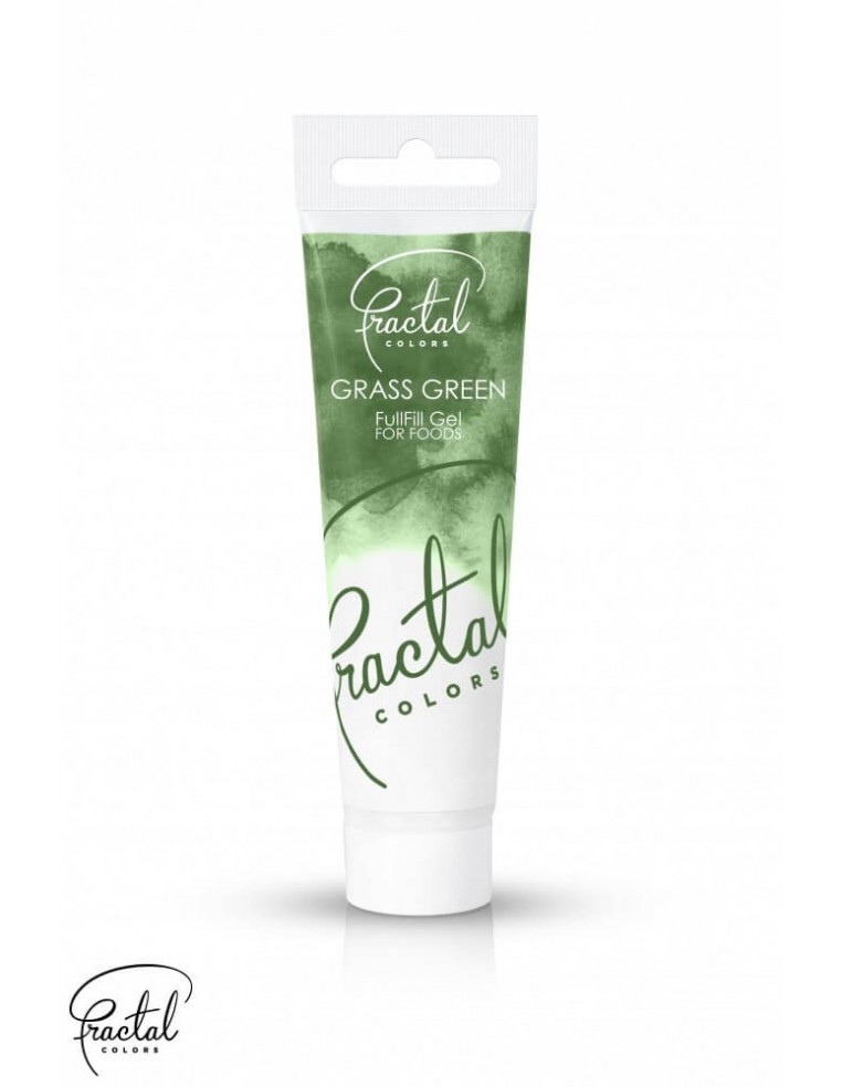 Fractal full-grass green gel dye